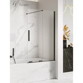 Parawany nawannowe - New Trendy EXK-4199 PARAWAN NAWANNOWY SMART BLACK 90x150 CZYSTE 8mm ACTIVE SHIELD - miniaturka - grafika 1