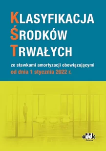ODDK Klasyfikacja środków trwałych - Finanse, księgowość, bankowość - miniaturka - grafika 1