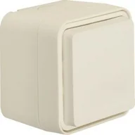 Gniazdka elektryczne - Hager BERKER W.1 Gniazdo 1 pojedyncze z uziemieniem z pokrywą IP55 biały 6768813512 6768813512/HAG - miniaturka - grafika 1