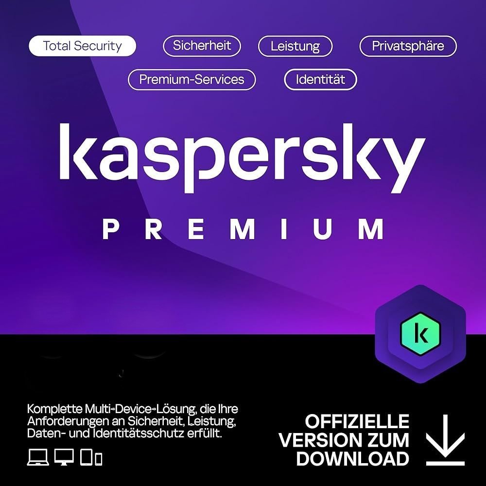 Kaspersky Lab Kaspersky Premium - 5 Geräte - 2 Jahre - ESD KL1047GDEDS