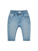 Spodenki dla niemowląt - Noppies Dżinsy "Oleggio" w kolorze niebieskim - miniaturka - grafika 1