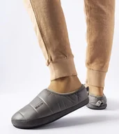 Kapcie damskie - Szare ocieplane kapcie zimowe Big Star KK274603-36 - miniaturka - grafika 1