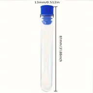 Inne - szt. 10 ml/16 ml Artykuły na imprezę naukową — przezroczyste plastikowe probówki z pokrywkami do eksperymentów i smakołyków - miniaturka - grafika 1