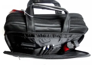 Torba Na Laptopa 17" Na Dokumenty Do Pracy Solidna Duża SIMON 705 41 x 32 x 10 [cm] - Torby męskie - miniaturka - grafika 5