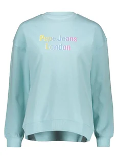 Pepe Jeans Bluza w kolorze błękitnym - Bluzy damskie - miniaturka - grafika 1