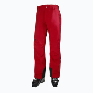 Spodnie narciarskie męskie Helly Hansen Legendary Insulated czerwone 65704_162 - Spodnie narciarskie - miniaturka - grafika 1