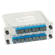 Pozostałe akcesoria sieciowe - Splitter PLC 1:16 SC/UPC kasetkowy (casette) - miniaturka - grafika 1