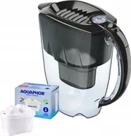 Dzbanki filtrujące - Dzbanek filtrujący Aquaphor Amethyst 2,8 l czarny z wkładem maxfor B25 - miniaturka - grafika 1