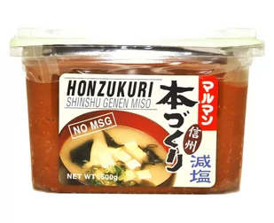 Honzukuri  Pata Miso Mniej Soli 500G - Majonezy i dressingi - miniaturka - grafika 1