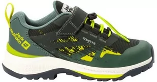 Jack Wolfskin Dzieci uniseks VILI HIKER TEXAPORE LOW K buty do chodzenia, slate Zielony, 33 EU - Buty dla chłopców - miniaturka - grafika 1