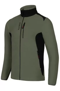 Bluza męska polarowa Alpinus Caen II 100 zielony - Bluzy sportowe męskie - miniaturka - grafika 1