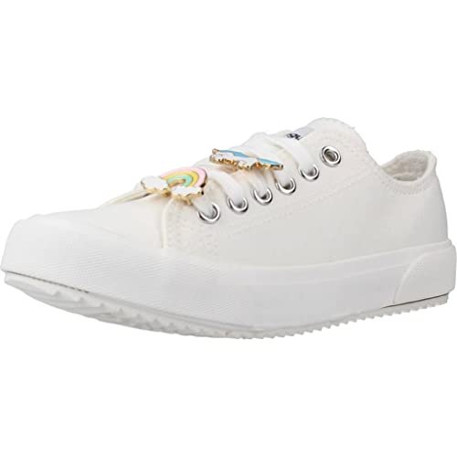Conguitos Sneakersy dziewczęce Olimpo Low-Top, Biały, 23 EU