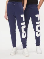 Spodnie sportowe męskie - Fila Spodnie dresowe FAU0069 Granatowy Regular Fit - miniaturka - grafika 1