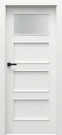 Drzwi wewnętrzne - Porta Drzwi Wewnętrzne Z Szybą Fit H.1 Okleina Biała - miniaturka - grafika 1