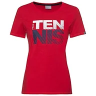 Koszulki i topy damskie - HEAD CLUB LISA T-shirt damski W, czerwony, 3XL - miniaturka - grafika 1