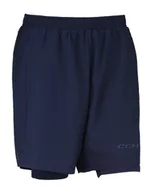 Spodenki męskie - Spodenki męskie CCM 2 IN 1 Training Short True Navy XL - miniaturka - grafika 1