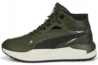 Sneakersy damskie - Buty PUMA X-RAY SPEED MID WTR oliwkowe sk��ra sneakersy jesie�� zima 45 - miniaturka - grafika 1