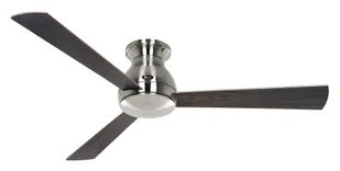 Energooszczędny wentylator sufitowy z pilotem Eco Pallas z chromowaną łopatką dąb / orzech 142 cm - Wentylatory sufitowe - miniaturka - grafika 1