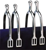 Akcesoria jeździeckie - Feeling Ostrogi męskie nierdzewne z kulką - miniaturka - grafika 1