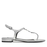 Sandały damskie - Sandały KARL LAGERFELD KL82515 Srebrny - miniaturka - grafika 1