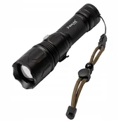 Latarki - X-balog Latarka Taktyczna Zoom XHP90 Usb Aku 18650 - miniaturka - grafika 1