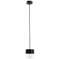 Lampy sufitowe - KET Loftowa LAMPA wisząca druciana OPRAWA metalowy zwis biały czarny - miniaturka - grafika 1