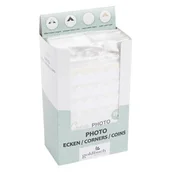 Albumy fotograficzne - Foto rożki do zdjęć 252 szt. ozdobne białe - miniaturka - grafika 1