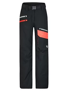 Spodnie narciarskie - Ziener Dziewczęce spodnie narciarskie Aileen | wodoszczelne, wiatroszczelne, ciepłe, czarne, 128 - grafika 1