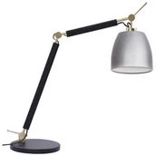 Lampy stojące - Metalowa lampa stołowa Zyta AZ4188+AZ2593 Azzardo do sypialni czarna aluminium - miniaturka - grafika 1