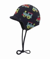 Czapki damskie - Czapka chłopięca, granatowa, ciuchcie, Döll - miniaturka - grafika 1