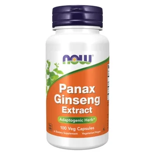 Now® Foods NOW Panax Ginseng (żeń-szeń), 500 mg, 100 kapsułek - Suplementy naturalne - miniaturka - grafika 1