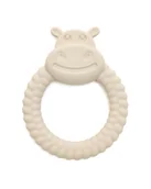 Gryzaki dla dzieci - Gryzak Hipopotam Silikonowy [Kolor Beżowy] - miniaturka - grafika 1