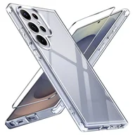 Etui i futerały do telefonów - Etui do Samsung Galaxy S25 Ultra obudowa ochronna na telefon Alogy HybridShield™️ Case Przezroczyste + Szkło - miniaturka - grafika 1