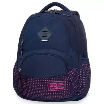 COOLPACK Plecak Młodzieżowy Coolpack Dart DOTS PINK NAVY - Plecaki szkolne i tornistry - miniaturka - grafika 1