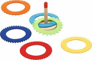 Gra Hoopla z 6 filcowymi pierścieniami Goki - Gry planszowe - miniaturka - grafika 1