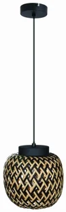 Elaine - lampa wisząca czarny mat. 1xE27 40W 342201-30 - Lampy sufitowe - miniaturka - grafika 1