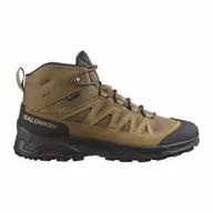 Buty trekkingowe damskie - Buty Salomon X Ward Leather Mid GTX Kangaroo - miniaturka - grafika 1