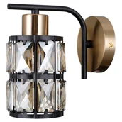 Lampy ścienne - Kinkiet MENFI WL-44236-1-BK-GD Italux - miniaturka - grafika 1