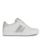 Trampki damskie - Geox Sneakersy "Blomiee" w kolorze biało-srebrnym - miniaturka - grafika 1
