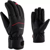 Rękawice narciarskie - Viking Rękawice narciarskie Solven Gloves 110/23/7558 Czarny - miniaturka - grafika 1