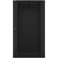 Szafy rack - Lanberg Szafa 19" 22U, 600x600, czarna FLAT PACK WF01-6622-10B - miniaturka - grafika 1