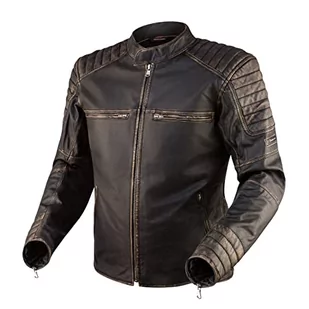 Skórzana kurtka Rebelhorn Hunter Pro czarna 3XL - Odzież motocyklowa - miniaturka - grafika 1