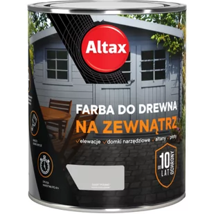 Farba do drewna na zewnątrz ALTAX 750 ml szary - Farby i impregnaty do drewna - miniaturka - grafika 1