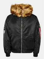 Kurtki męskie - Alpha Industries Kurtka zimowa Arctic 128110 Czarny Regular Fit - miniaturka - grafika 1