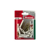 Kołki - Wkręt-met Kołek uniwersalny 6,0 x 35 z wkrętem z łbem stożkowym 3,5 x 60 - miniaturka - grafika 1