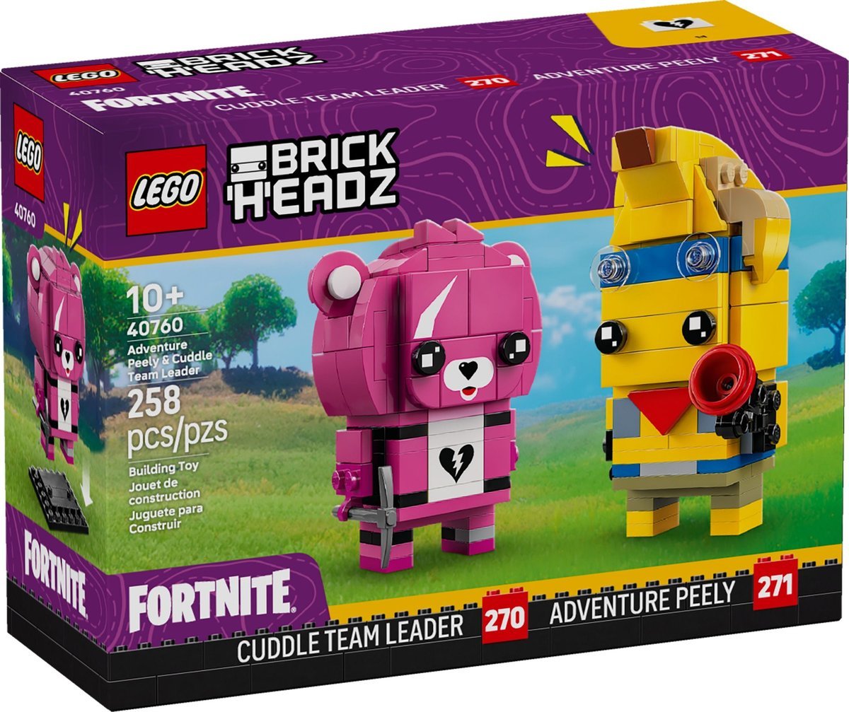 LEGO® 40760 BrickHeadz - Przygodowy Skórek z Tropików i Dowódczyni Drużyny Przytulanek
