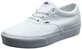 Sneakersy damskie - Vans Doheny damskie sneakersy na platformie, Białe płótno białe 0rg - 42.5 EU - grafika 1
