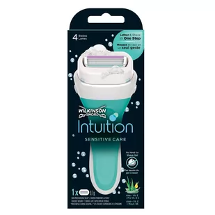 Wilkinson Sword Intuition Sensitive maszynka do golenia With 100% Natural Aloe + Vitamin E - Maszynki do golenia i wkłady - miniaturka - grafika 1