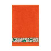 Okrycia kąpielowe dla dzieci - Ręcznik 70x130 Slames zwierzątka Oranż-K17-5195 pomarańczowy frotte bawełniany dziecięcy - miniaturka - grafika 1