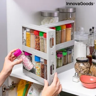 InnovaGoods Wysuwany i Obrotowy Regał Organizer na Przyprawy Rispick InnovaGoods - Skrzynki i torby narzędziowe - miniaturka - grafika 1